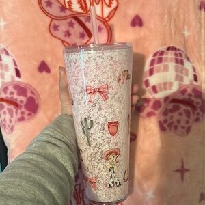 Pink/white Toy Story Tumbler